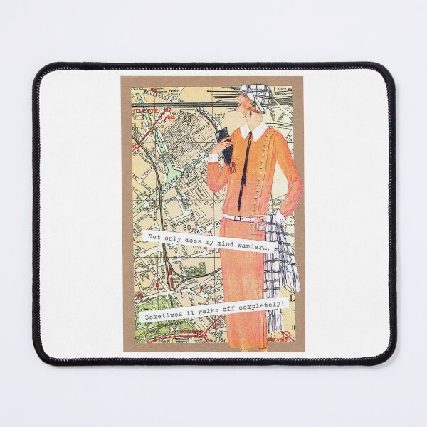 Item preview, Not only does my mind wander... designed and sold by Piccadillypost.