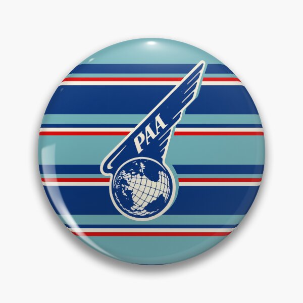 Pan American Airways 50s Vintage Striped Pin