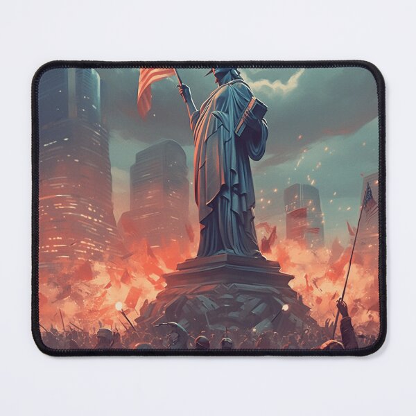 Item preview, Lady Liberty with soldiers on Memorial Day designed and sold by WorldOfHolidays.