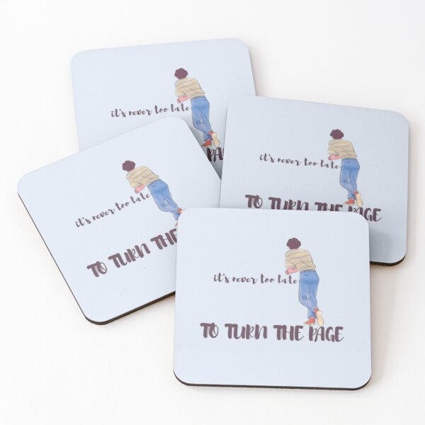 Item preview, Never too late to turn the page designed and sold by EnchantedThread.