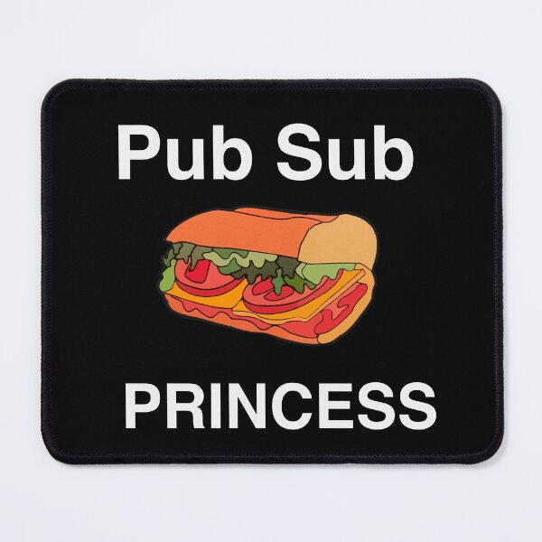 Item preview, Pub Sub Princess, Publix Sub Princess Texto blanco designed and sold by OneCatShop.