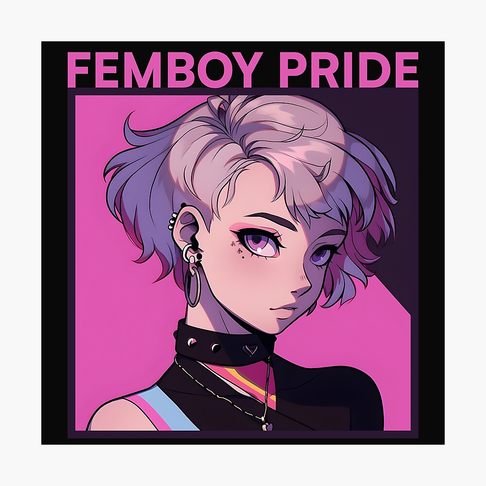 Femboy Gay Pride Celebration LGBT Character Artwork