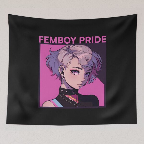 Item preview, Femboy Gay Pride Celebration LGBT Character Artwork designed and sold by FemboySakura.