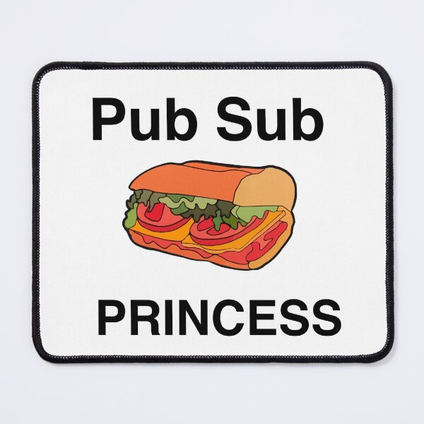 Item preview, Pub Sub Princess, Publix Sub Princess Black text designed and sold by OneCatShop.