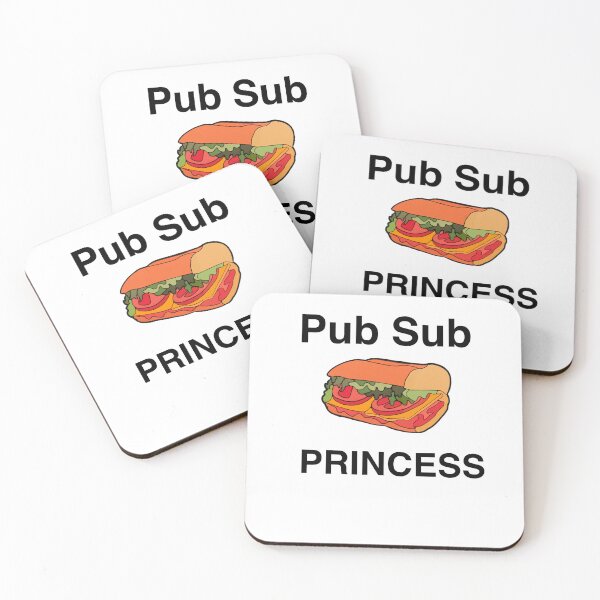 Item preview, Pub Sub Princess, Publix Sub Princess Black text designed and sold by OneCatShop.