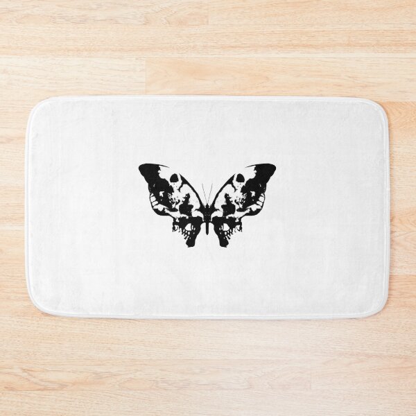 Artikelvorschau, Cooler Overlay-Schädel-Schmetterling s/w entworfen und verkauft von laruya.