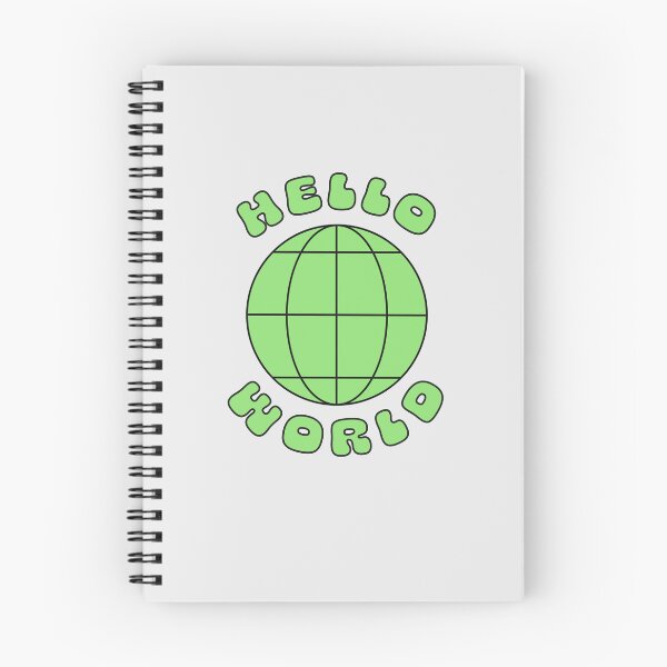 Item preview, Hello World | Y2K Retro Sticker designed and sold by stoicjimny.