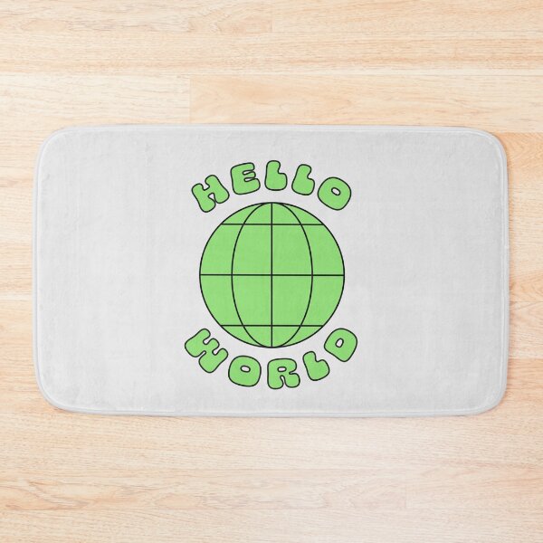 Item preview, Hello World | Y2K Retro Sticker designed and sold by stoicjimny.