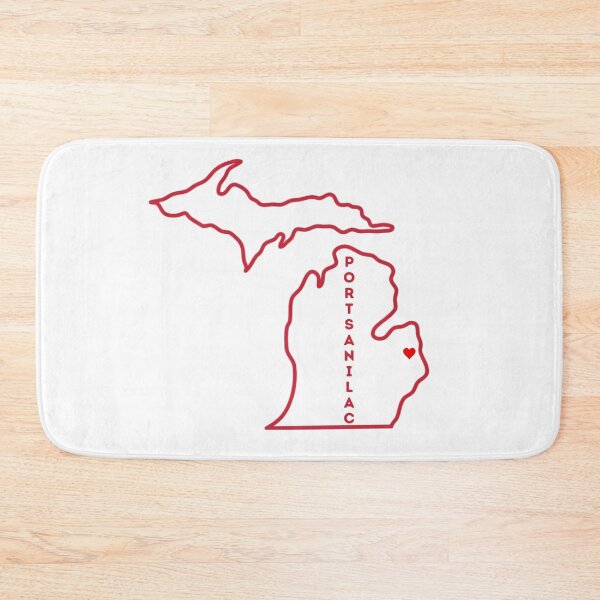 Item preview, Port Sanilac MI Love (red) designed and sold by TorrezvilleTees.