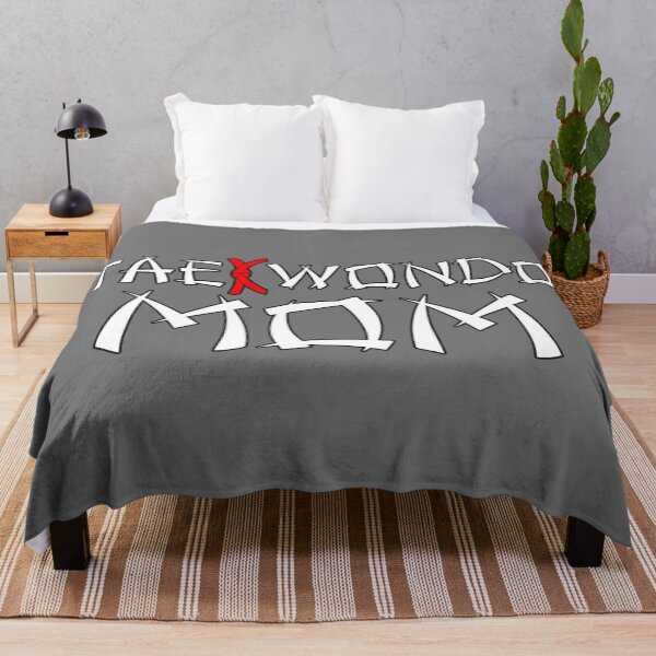 Item preview, Taekwondo Mom Red Belt - White Print designed and sold by BadDonkeyDecals.