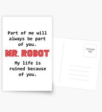 mr robot Postcards