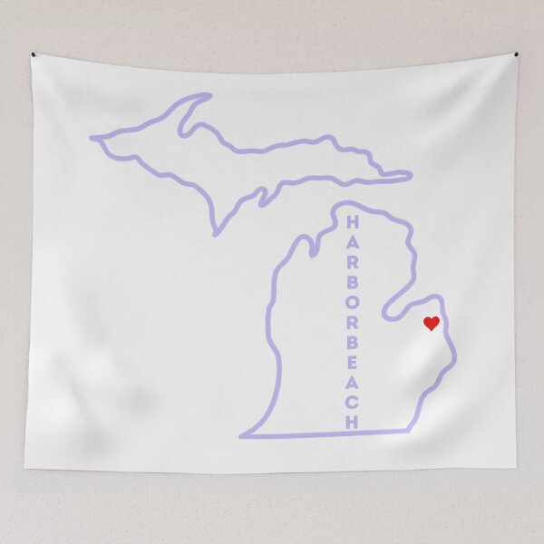 Item preview, Harbor Beach MI Love (lavendar) designed and sold by TorrezvilleTees.