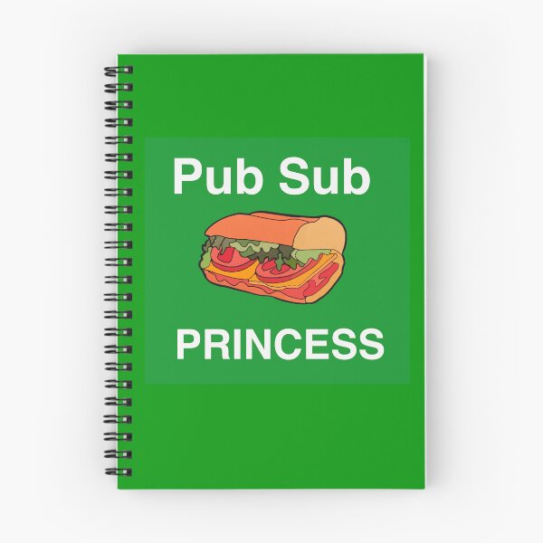 Item preview, Pub Sub Princess, Publix Sub Princess White text, Classic Green background designed and sold by OneCatShop.