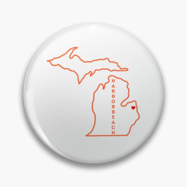 Item preview, Harbor Beach MI Love (orange) designed and sold by TorrezvilleTees.