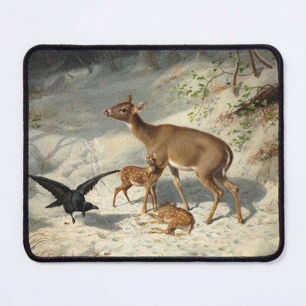Item preview, Maternal Solicitude | Arthur Fitzwilliam Tait | 1873 Nature Art designed and sold by CJET.