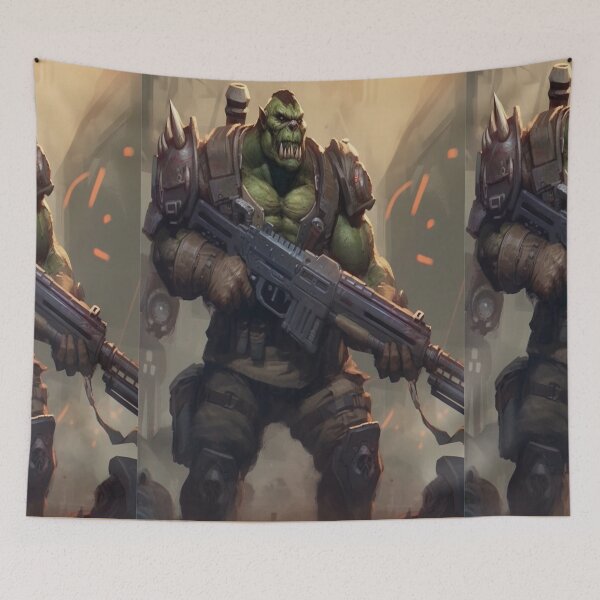 Item preview, Planet Warz - Des'Orc Outfit - Silver Jazzo Armor-4k "Gunner" designed and sold by Brazz Official.