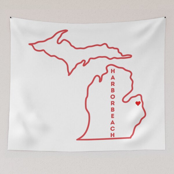 Item preview, Harbor Beach MI Love (red) designed and sold by TorrezvilleTees.