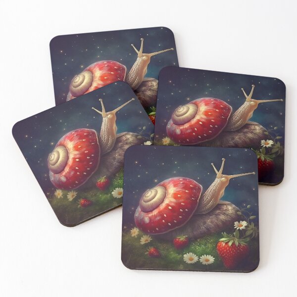 Item preview, The Strawberry Shelled Snail  designed and sold by Heathbarsmith.