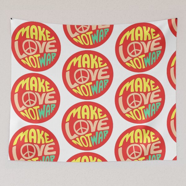 Item preview, make love not war  designed and sold by laruya.