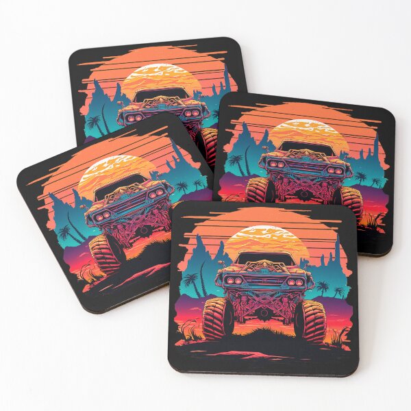 Item preview, Cooldesigns2022 Monster Truck Sunset designed and sold by cooldesigns2022.