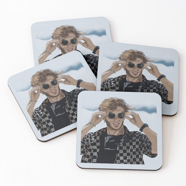 Item preview, Pierre Gasly - Hawkers (w/ background) designed and sold by shellsandbees.