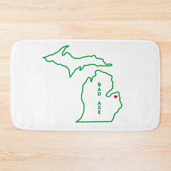 Aperçu de l'œuvre Bad Axe MI Love (vert) créée et vendue par TorrezvilleTees.