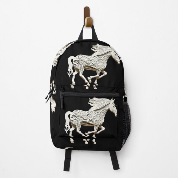 Item preview, White horse , Paper  cut out style ,  designed and sold by Inktown.