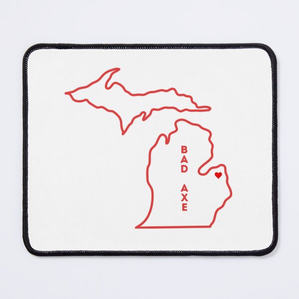 Item preview, Bad Axe MI Love (red) designed and sold by TorrezvilleTees.