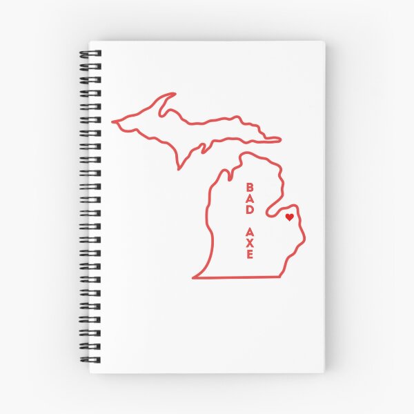 Item preview, Bad Axe MI Love (red) designed and sold by TorrezvilleTees.