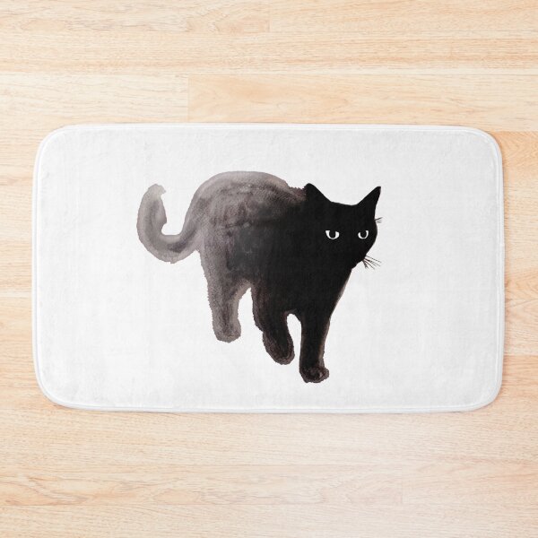 Item preview, Zen Watercolor Black Cat designed and sold by WigOutlet.
