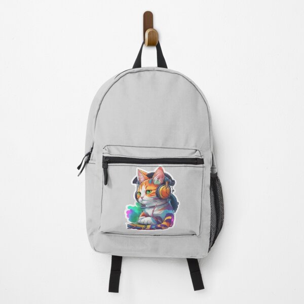 Item preview, Cute music listening Cat Sticker designed and sold by Designze.