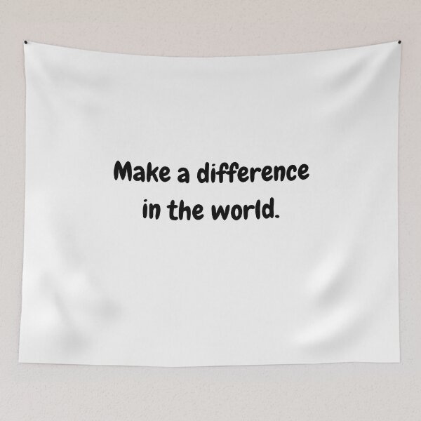 Item preview, Make a difference in the world designed and sold by TeeStarsWork.