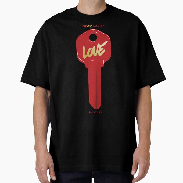 LoveKey Logo & Message Oversized T-Shirt