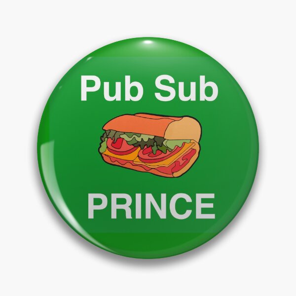 Item preview, Pub Sub Prince, Publix Sub Prince White text, Classic Green background designed and sold by OneCatShop.