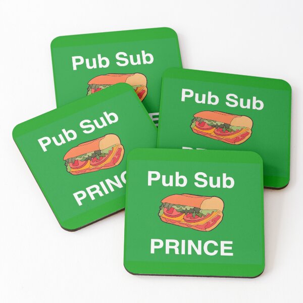 Item preview, Pub Sub Prince, Publix Sub Prince White text, Classic Green background designed and sold by OneCatShop.