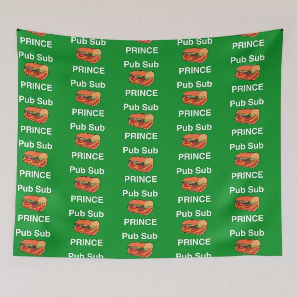 Item preview, Pub Sub Prince, Publix Sub Prince White text, Classic Green background designed and sold by OneCatShop.