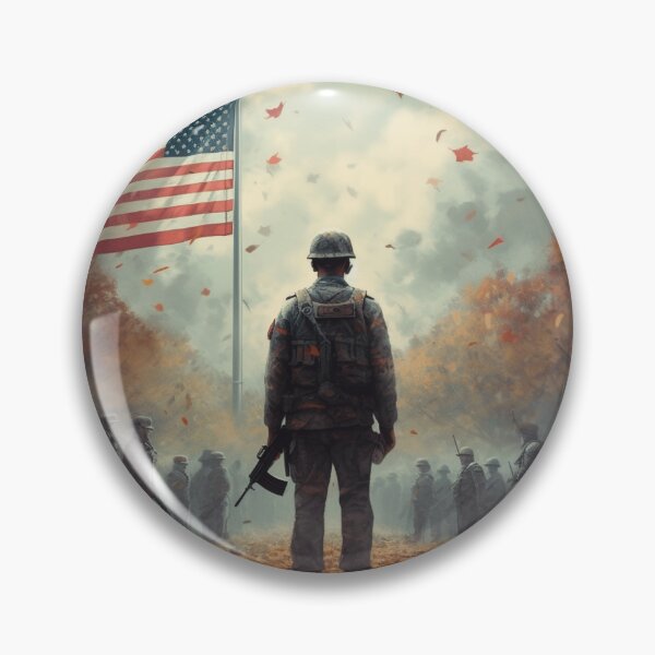 Artikelvorschau, A soldier paying respect to the fallen. entworfen und verkauft von WorldOfHolidays.