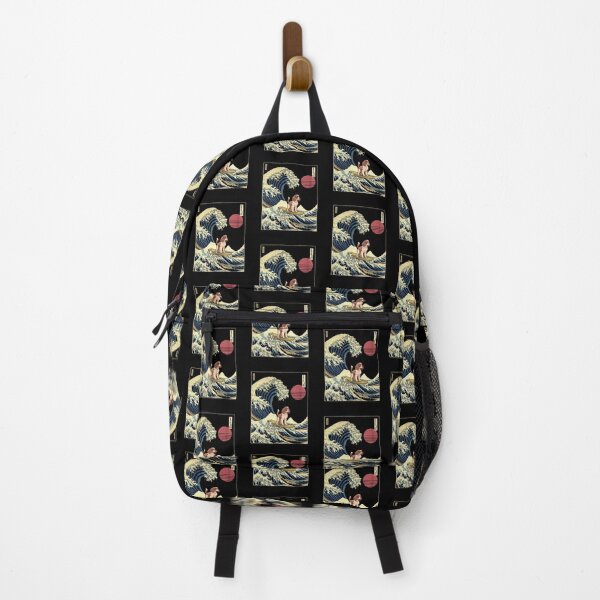 Item preview, English Springer Spaniel Kanagawa Japanese Surfing Wave designed and sold by rafaeltto.
