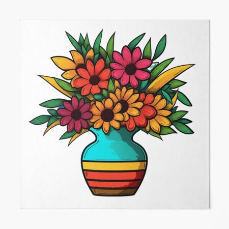 Beautiful and Easy Flower Pot / Flower vase drawing tutorial | Flower vase  drawing, Flower drawing, Flower bouquet drawing