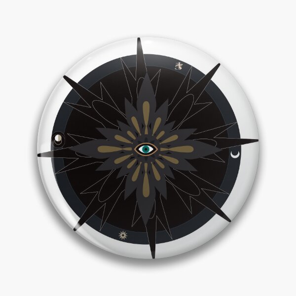 Item preview, Mystic Vibes dark mandala with eye designed and sold by ArtDoor54.