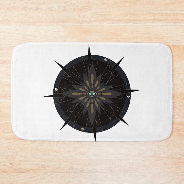 Item preview, Mystic Vibes dark mandala with eye designed and sold by ArtDoor54.
