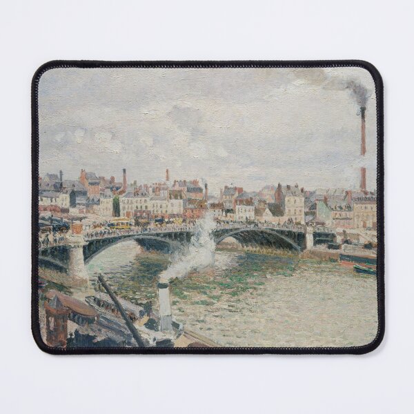Item preview, Morning, An Overcast Day, Rouen | Camille Pissarro | 1896 Impressionism Art designed and sold by CJET.