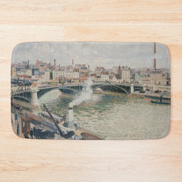 Item preview, Morning, An Overcast Day, Rouen | Camille Pissarro | 1896 Impressionism Art designed and sold by CJET.