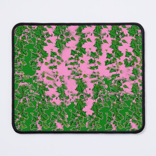 Item preview, ABSTRACT GREEN HANGING VINE IVY PLANTS GREEN-PINK ART designed and sold by sharlesart.