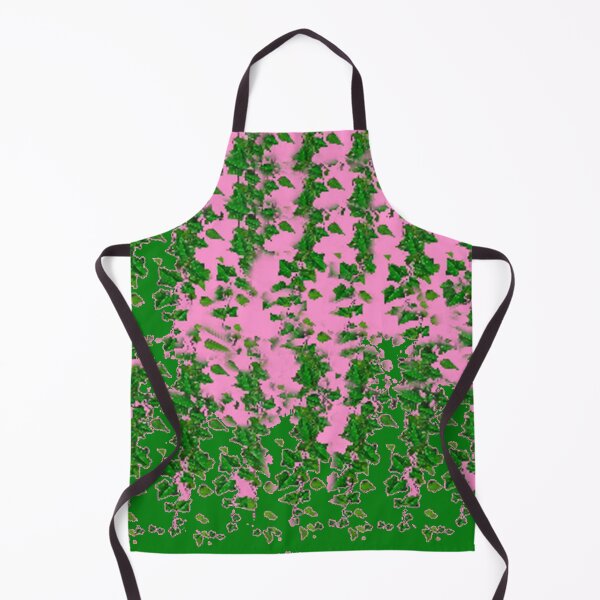 Item preview, ABSTRACT GREEN HANGING VINE IVY PLANTS GREEN-PINK ART designed and sold by sharlesart.