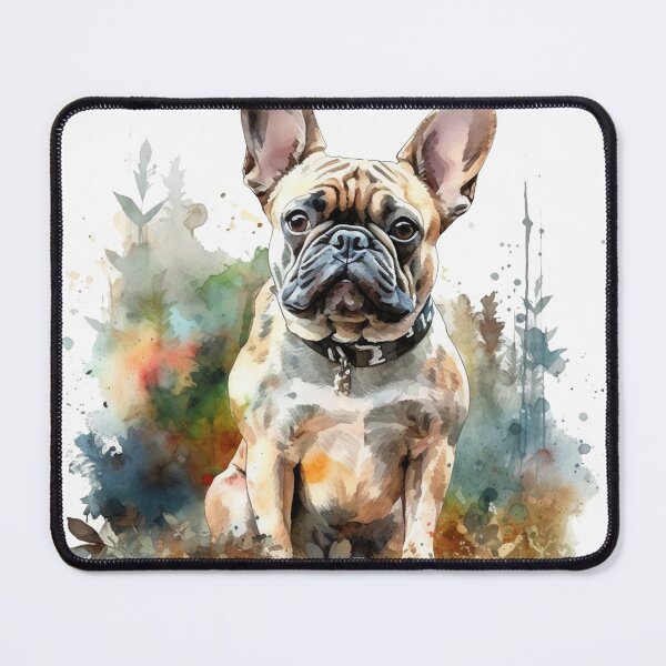 Item preview, artistic French Bulldog Painting - Adorable Cute artwork for Bulldog Lovers designed and sold by DooodleGod.