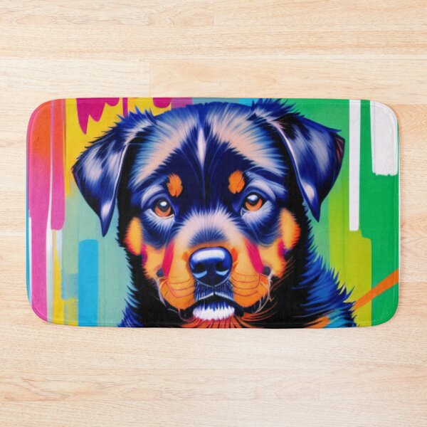 Item preview, Bold and Fearless - The Mighty Rottweiler's Protective Heart designed and sold by StyleSyndicatio.