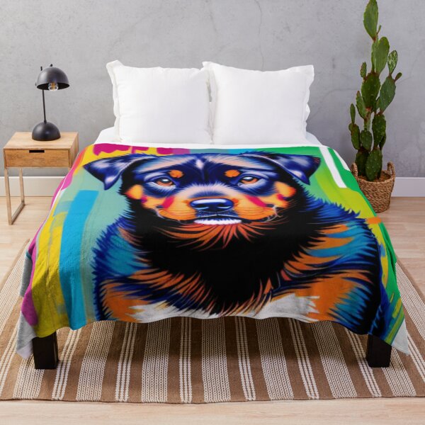 Item preview, Bold and Fearless - The Mighty Rottweiler's Protective Heart designed and sold by StyleSyndicatio.