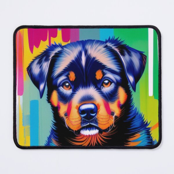 Item preview, Bold and Fearless - The Mighty Rottweiler's Protective Heart designed and sold by StyleSyndicatio.
