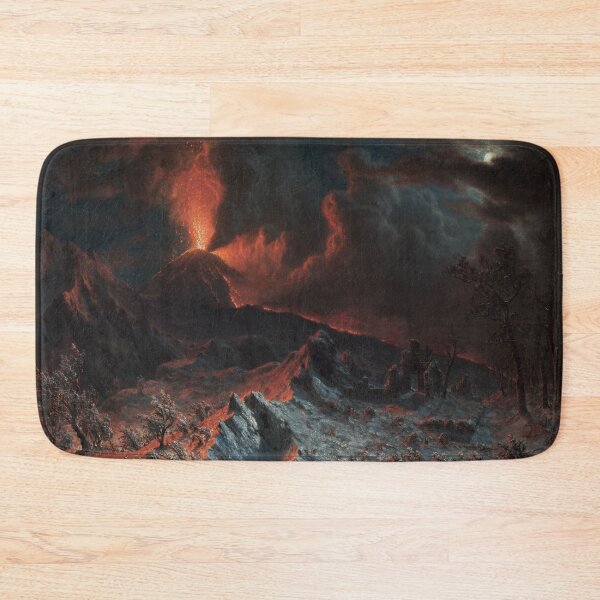 Item preview, Mount Vesuvius at Midnight | Albert Bierstadt | 1868 Volcanic Eruption Art designed and sold by CJET.